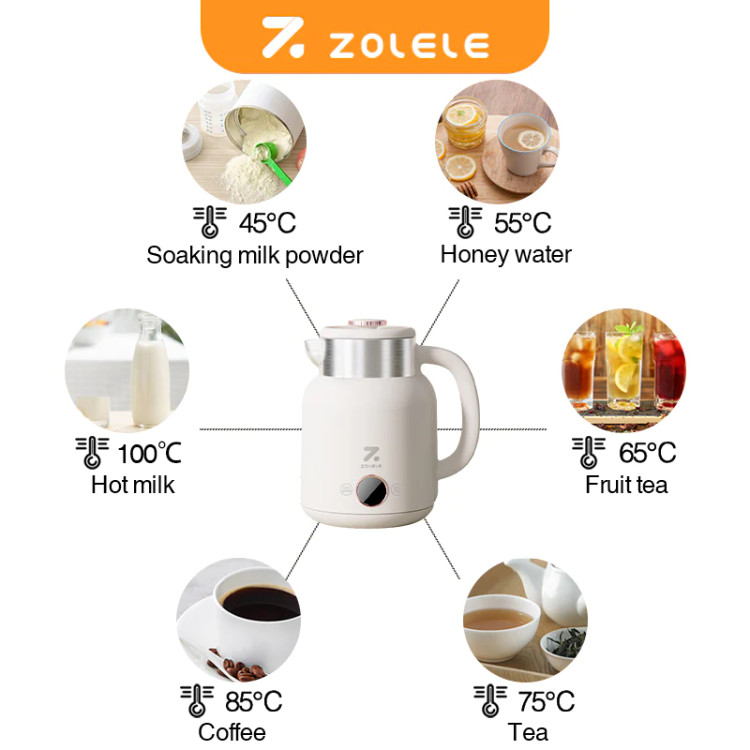 کتری برقی ظرفیت 1.5 لیتر Zolele (Mi) مدل HK152 اصل همراه با گارانتی