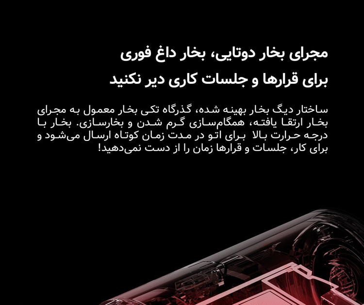 اتو بخار چندکاره درما مدل DEM-HS200 اورجینال همراه با گارانتی