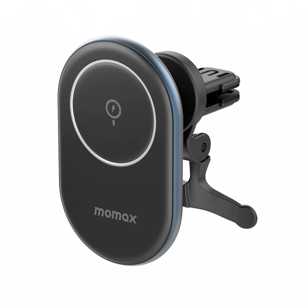 پایه نگه دارنده و شارژر وایرلس مومکس 15 وات مدل Q.Mag Mount 2 اورجینال همراه با گارانتی