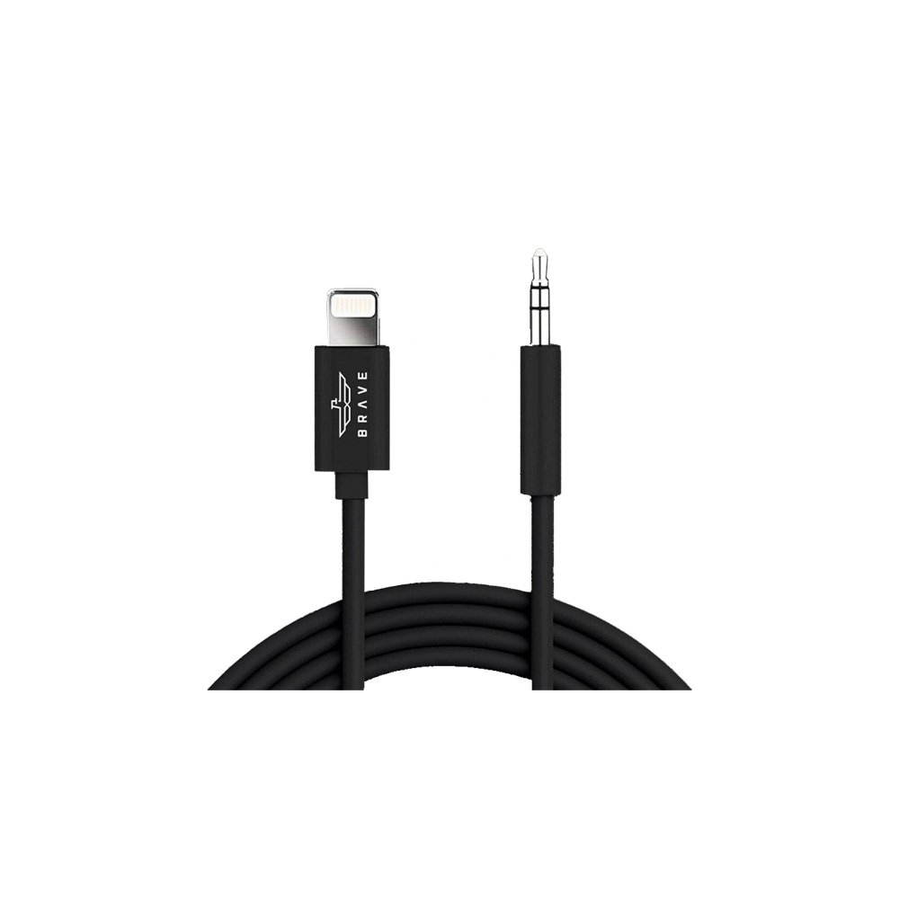کابل تبدیل لایتنینگ به AUX طول 1.5 متر بریو مدل BAC106 اورجینال همراه با گارانتی