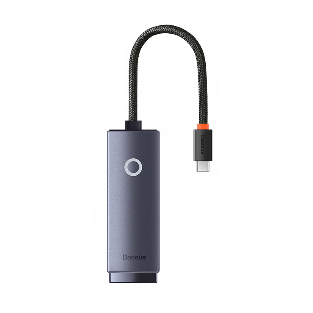 هاب و مبدل USB به پورت شبکه RJ45 بیسوس مدل WKQX000313 دارای ضمانت اصالت کالا