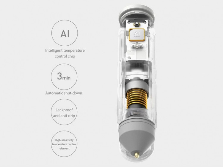دستگاه چسب حرارتی شارژی شیائومی مدل QWRJQ001 اورجینال