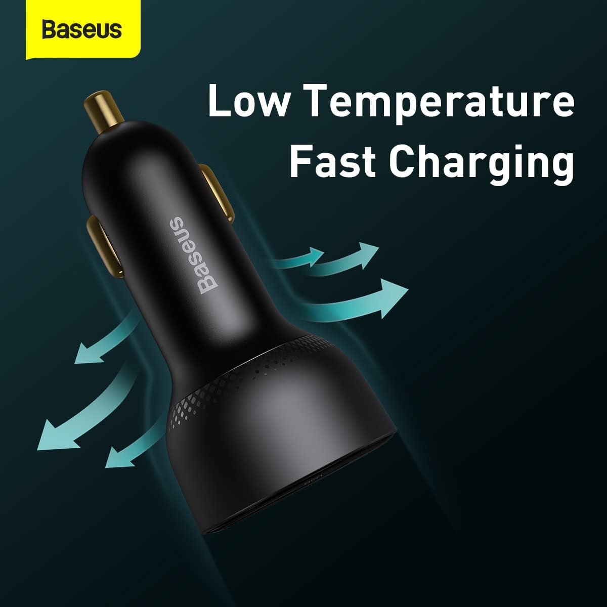 شارژر فندکی فست شارژ 100 وات مدل CCZX-01 بیسوس دارای گارانتی و ضمانت اصالت کالا