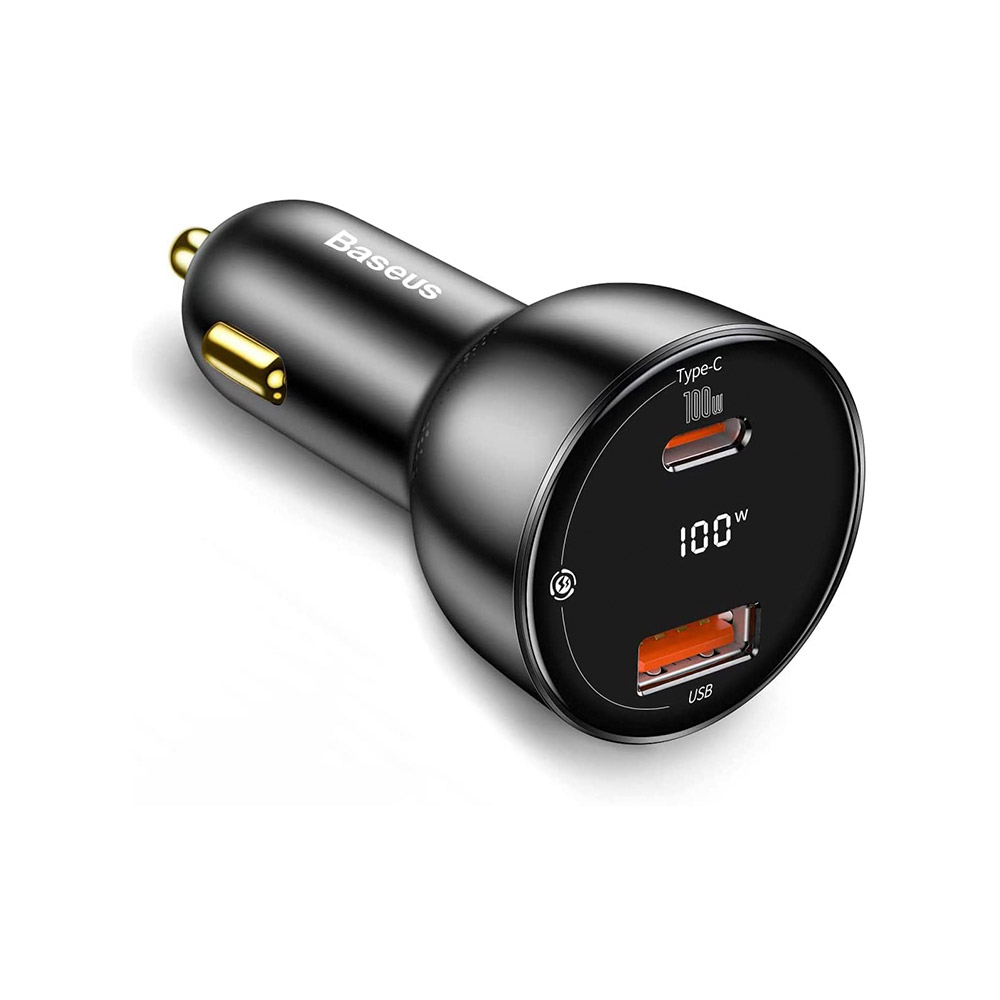 شارژر فندکی فست شارژ 100 وات مدل CCZX-01 بیسوس دارای گارانتی و ضمانت اصالت کالا