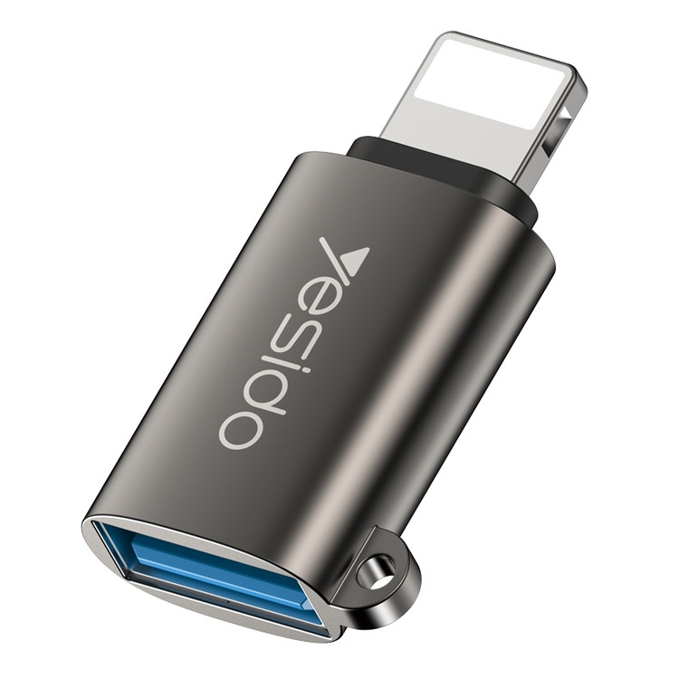 تبدیل USB به لایتنینگ یسیدو مدل GS14 بدنه آلیاژ زینک اصل