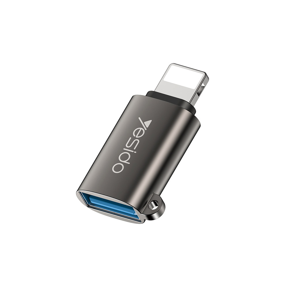 تبدیل USB به لایتنینگ یسیدو مدل GS14 بدنه آلیاژ زینک اصل