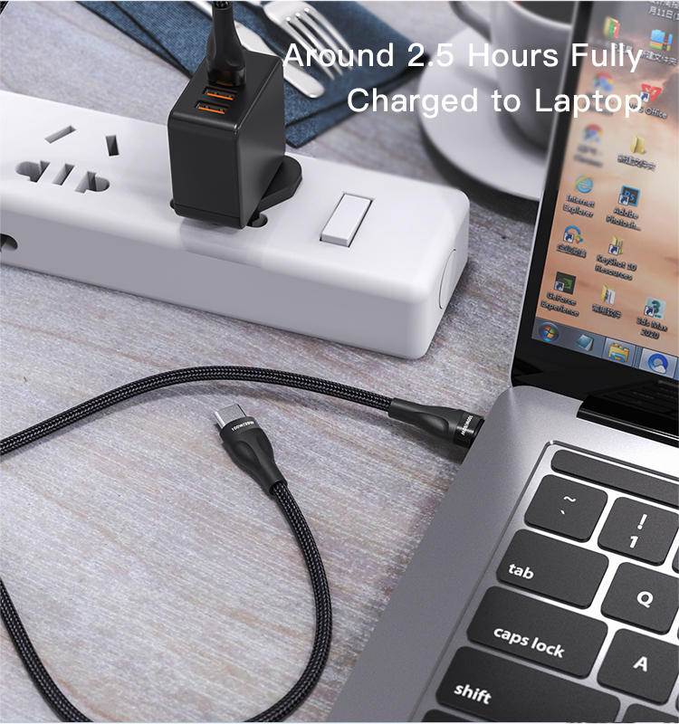 کابل دو در یک Type-C به USB-C طول 140 سانتیمتر یسیدو مدل CA88 اورجینال