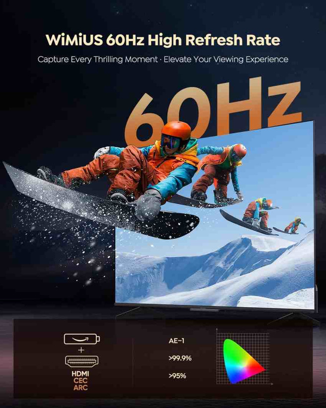 پروژکتور خانگی Full HD ویمیوس مدل P62 Pro با روشنایی 600 ANSI لومن و درگاه HDMI و USB دارای گارانتی