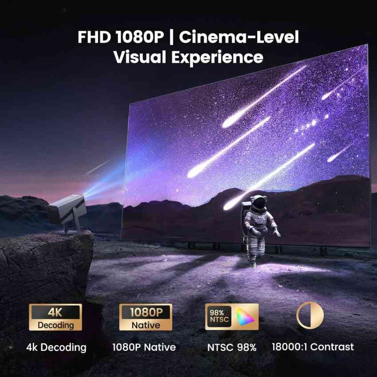 پروژکتور اندرویدی 1080p آیویمیوس مدل S29 با Wi-Fi 6 دارای گارانتی