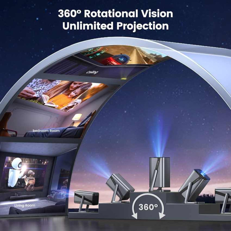 پروژکتور اندرویدی 1080p آیویمیوس مدل S29 با Wi-Fi 6 دارای گارانتی