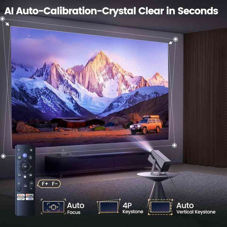 پروژکتور اندرویدی 1080p آیویمیوس مدل S29 با Wi-Fi 6 دارای گارانتی