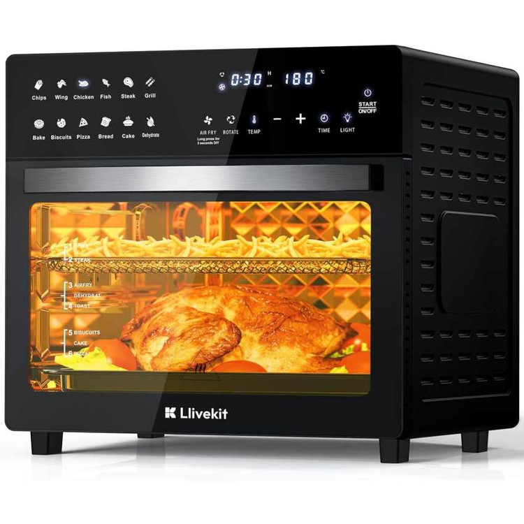 آون توستر و هواپز LLIVEKIT مدل Air Fryer Oven با 12 برنامه پخت وارداتی همراه با گارانتی