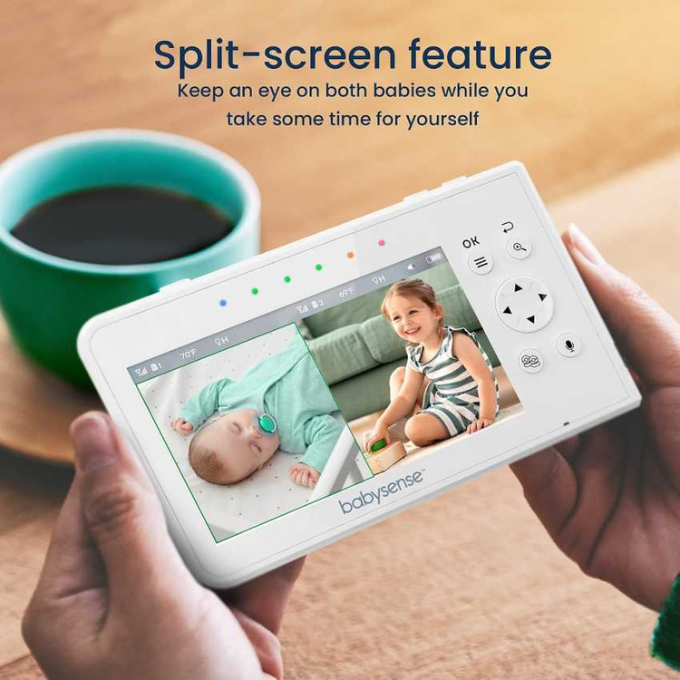پیجر تصویری کودک Babysense مدل V43 با نمایشگر 4.3 اینچ دارای گارانتی و ضمانت اصالت کالا