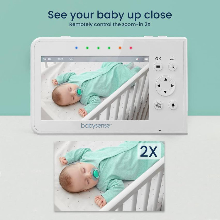 پیجر تصویری کودک Babysense مدل V43 با نمایشگر 4.3 اینچ دارای گارانتی و ضمانت اصالت کالا