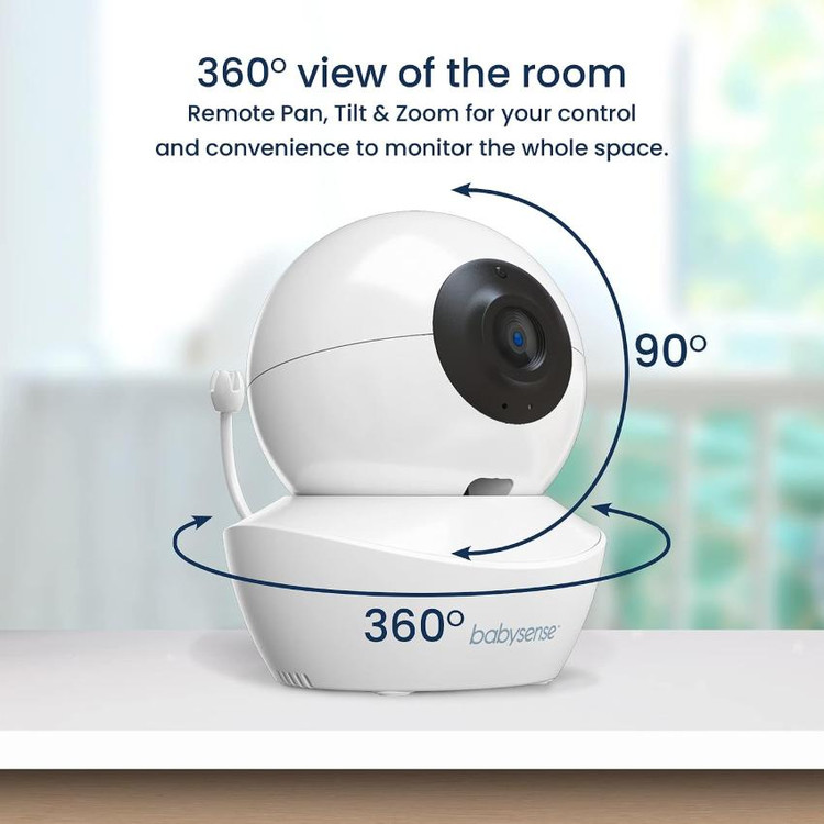 پیجر تصویری کودک Babysense مدل V43 با نمایشگر 4.3 اینچ دارای گارانتی و ضمانت اصالت کالا