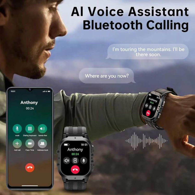 اسمارت واچ Oukitel مدل BT20 وارداتی همراه با گارانتی
