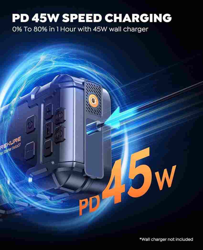 جامپ استارتر 8000 آمپر و کمپرسور باد 160 PSI ترکیور مدل Beta07 اورجینال همراه با گارانتی