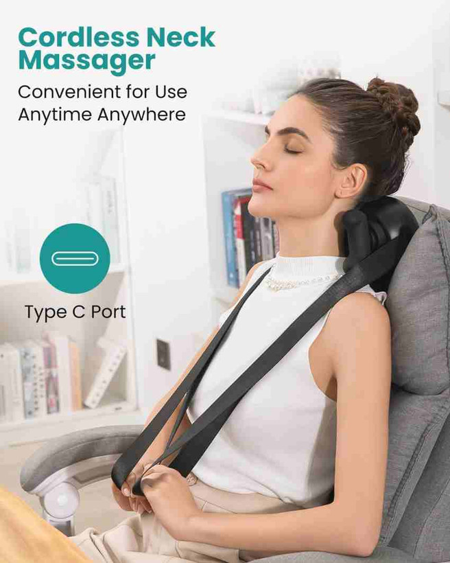 ماساژور گردن شارژی Nektech مدل NK-NM11 اورجینال همراه با گارانتی