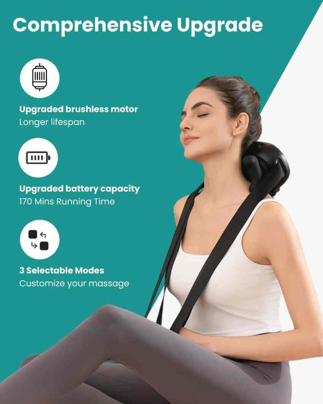 ماساژور گردن شارژی Nektech مدل NK-NM11 اورجینال همراه با گارانتی
