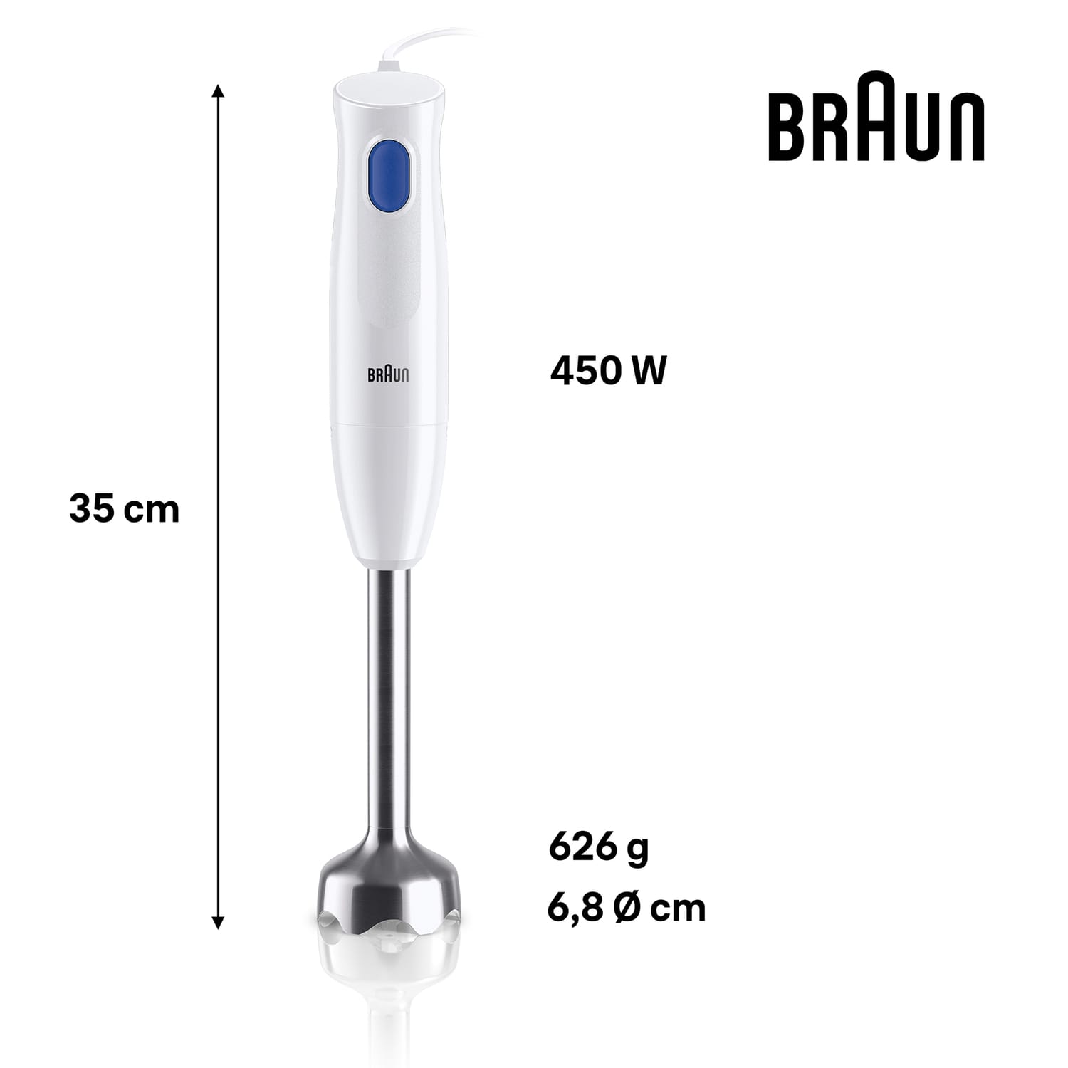 گوشت کوب برقی سه کاره Braun مدل MQ10.202M دارای ضمانت اصالت کالا