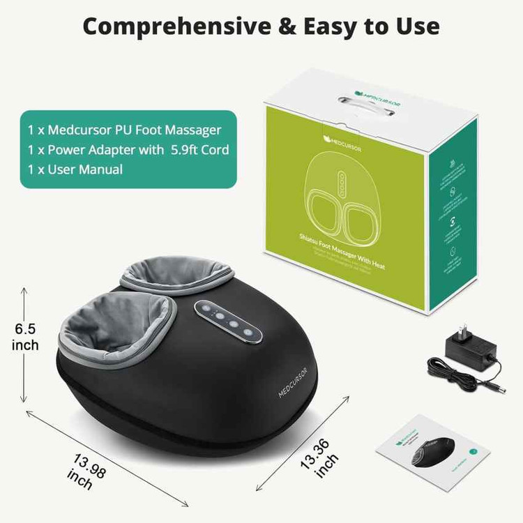 ماساژور پا برقی Medcursor مدل MDFM400 با حرارت وارداتی همراه با گارانتی