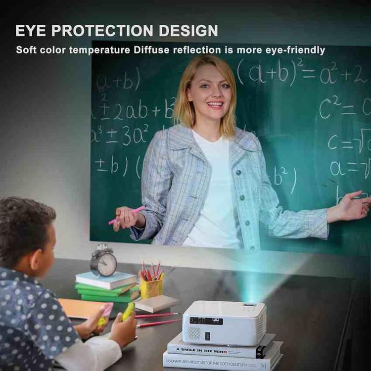 پروژکتور 1080P TOPTRO مدل X3 همراه کیف حمل دارای گارانتی و ضمانت اصالت کالا