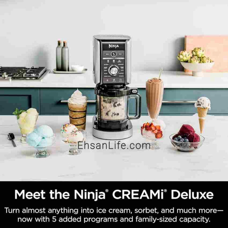 دستگاه بستنی ساز Ninja مدل NC501 ساخت آمریکا دارای گارانتی و ضمانت اصالت کالا