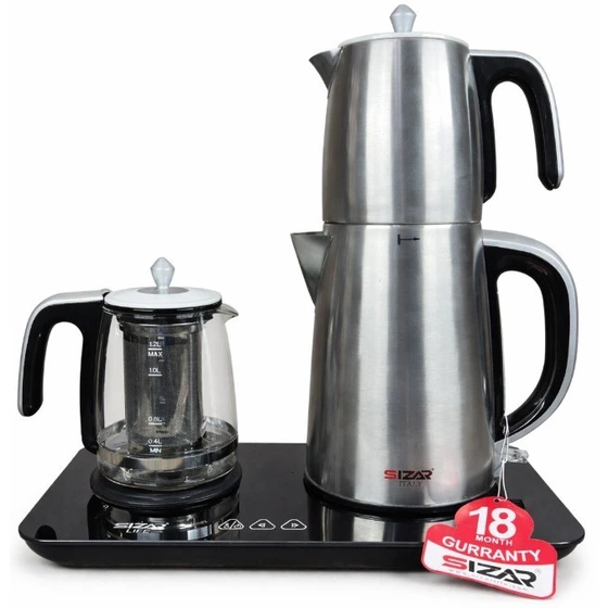چای ساز و قهوه ساز Sizar مدل SB-1501 اورجینال همراه با گارانتی