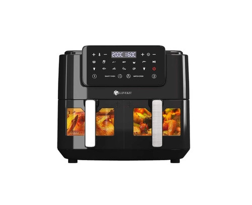 هواپز دو کشو 9 لیتری LLIVEKIT مدل Double Drawer با پنل لمسی وارداتی همراه با گارانتی