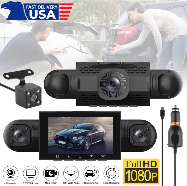 دوربین ثبت وقایع خودرو چهار لنز مدل X4 Pro 2025 همراه با گارانتی